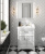 Тумба под раковину Kerama Marazzi Pompei 60 белая, с 1 ящиком и 2 дверками