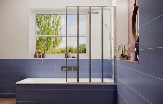 Шторка на ванну Ambassador Bath Screens 16041111R 100 см