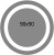 Зеркало De Aqua Мун MUN 403 090 (90) см Зеркало De Aqua Мун MUN 403 090 (90) см