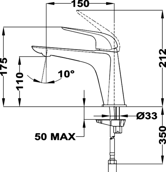 Смеситель для раковины Teka Itaca 67386020N2