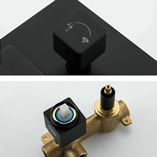 Душевая система Gappo Futura G7117-6 черная