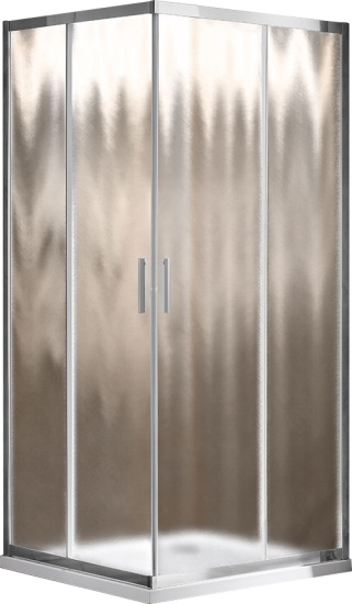 Душевой уголок Vincea Garda VSS-1G800CH 80x80, профиль хром, стекло шиншилла