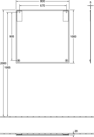 Мебель для ванной Villeroy & Boch Finion 80 walnut veneer, glass black matt, с настенным освещением