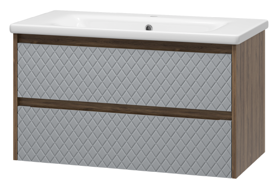 Тумба с раковиной Brevita Chester 90 подвесная