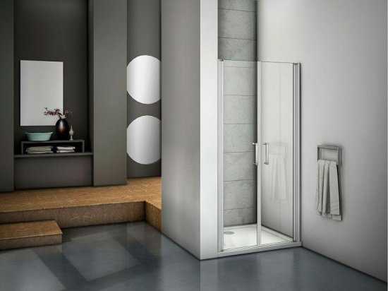 Душевая дверь в нишу Good Door Mokka SD-80-C-WE