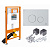 Инсталляция для унитаза Jomo Tech 174-91102700-00 с белой клавишей смыва Switch
