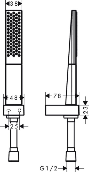 Душевой гарнитур Hansgrohe Rainfinity 26857700