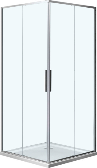 Душевой уголок Vincea Slim VSS-2SL900CL 90x90, профиль хром, стекло прозрачное