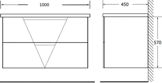 Мебель для ванной BelBagno Vittoria 100 bianco lucido