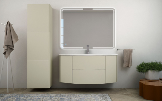 Тумба с раковиной Cezares Eden 120 grigio natura