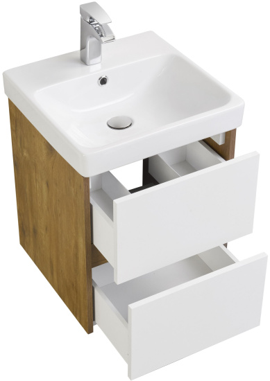 Тумба с раковиной Aquaton Сканди 45 дуб рустикальный