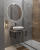 Столешница с раковиной 1MarKa Grunge Loft 60 бетон темно-серый