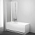 Шторка на ванну Ravak CVS2-100 L Transparent, профиль белый