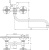 Смеситель для ванны Rush Sakhalin SA5350-51 универсальный