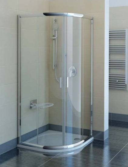 Душевой уголок Ravak BLCP4-80 Transparent, профиль блестящий