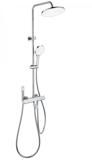 Душевая стойка Wonzon & Woghand The One WW-B3094-CR с термостатом