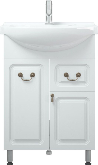 Мебель для ванной Corozo Элегия ретро 60, напольная, бронза