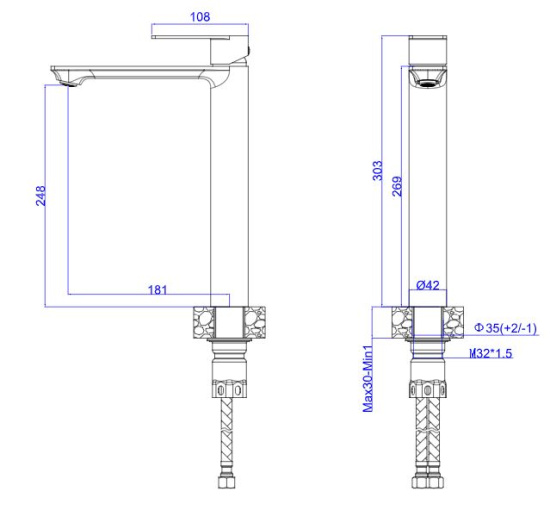 Смеситель для раковины Esko Ekaterinburg EK25