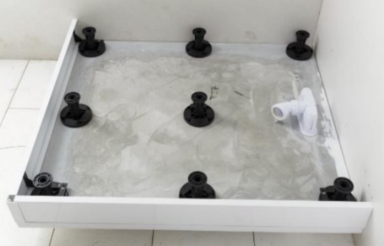 Поддон для душа Cezares Tray TRAY-AS-A-100-30-W 100x100, с сифоном, белый