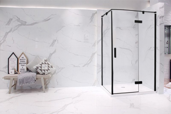 Душевой уголок Bravat Blackline 120х80х195, R