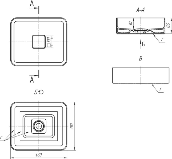 Мебель для ванной Brevita Krona 100