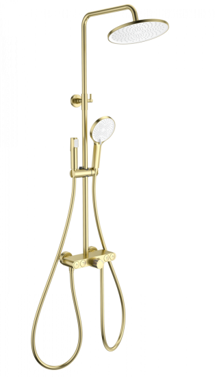 Душевая стойка Wonzon & Woghand Muse Selesta WW-B4113-BG с термостатом