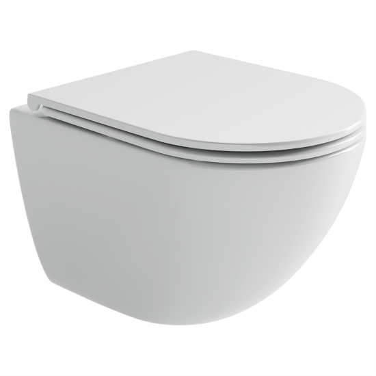 Унитаз подвесной Ceramicanova Alba торнадо 3.0 CN11005T с сидением