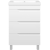 Тумба с раковиной Misty Софт 60 напольная, белая эмаль