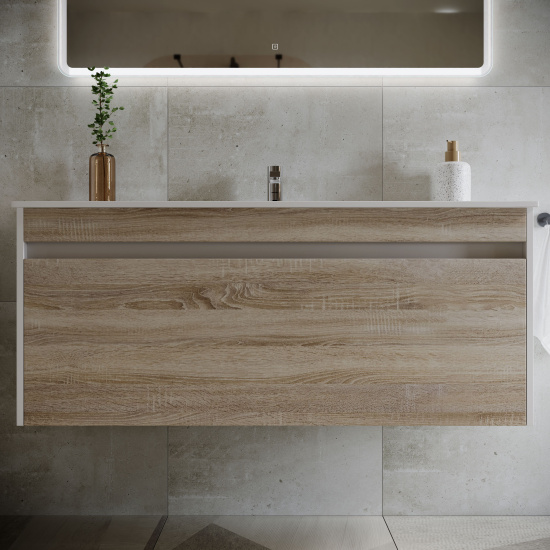 Мебель для ванной Sancos Smart 120 дуб бардолино