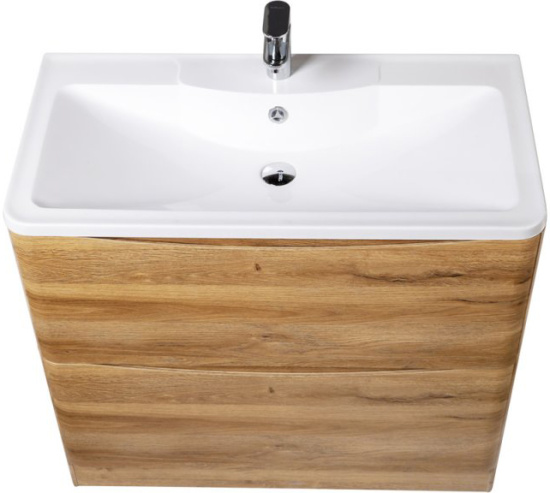 Тумба с раковиной BelBagno Acqua 90 напольная, rovere rustico