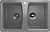 Мойка кухонная Ulgran U-402-342 графитовая
