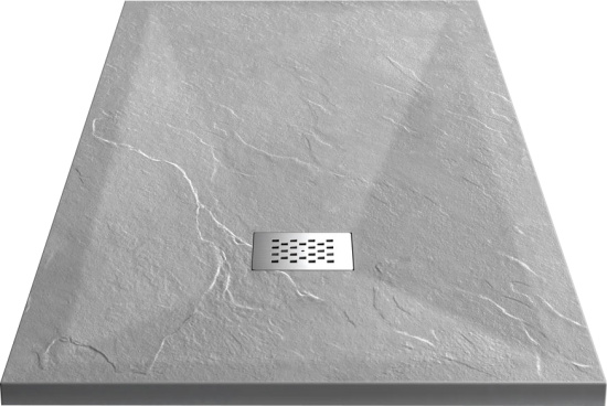 Поддон для душа Vincea VST-4SR8010G 100x80 серый