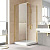 Душевой уголок Vegas Glass EP-Fis LUX 80*90 09 crystalvision L профиль золото глянцевое, стекло crystalvision