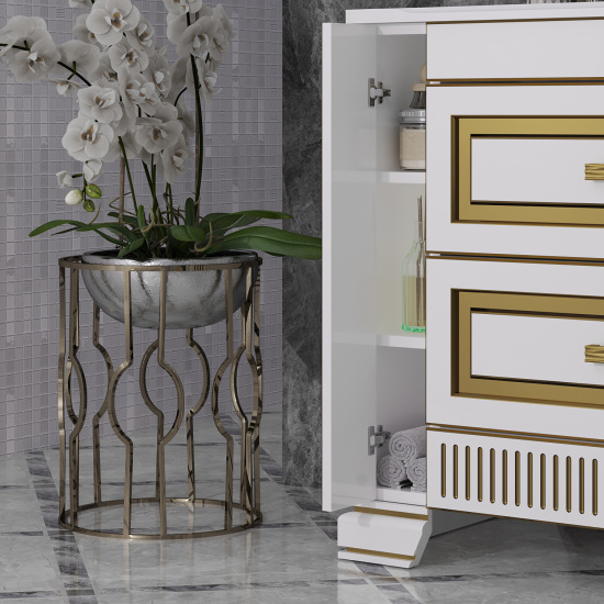 Мебель для ванной Opadiris Оникс 100 золото