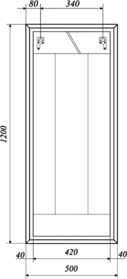 Мебель для ванной 1MarKa Laura 40Н напольная, белый глянец