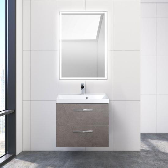 Тумба с раковиной BelBagno Aurora 60 pietra grigio