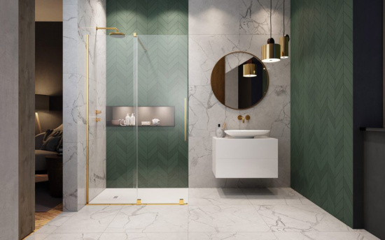 Душевая перегородка Radaway Furo Gold Walk-in 120 L
