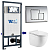 Инсталляция Weltwasser Marberg 507 SE с унитазом Heimbach 043 GL-WT
