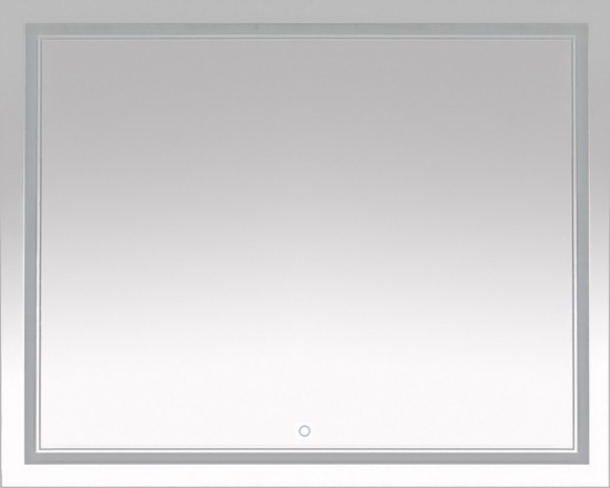 Зеркало Misty Неон 2 LED 100x80, сенсор на зеркале