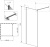 Душевая перегородка Radaway Modo X Black II Frame 70