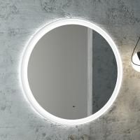 Зеркало круглое Stworki Гринстед 80 белое, с подсветкой